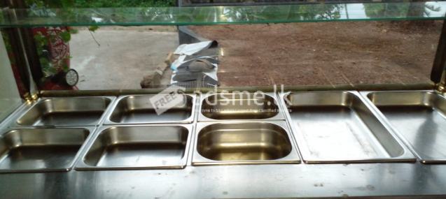 Bain Marie Food Display hot Cabinet
