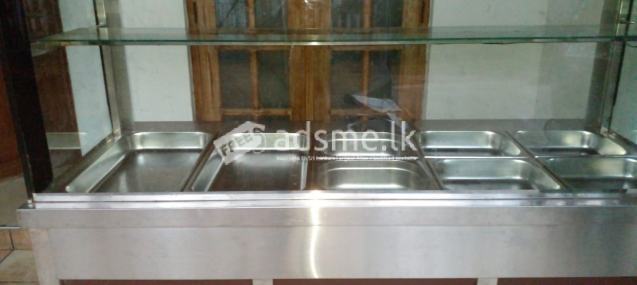 Bain Marie Food Display hot Cabinet