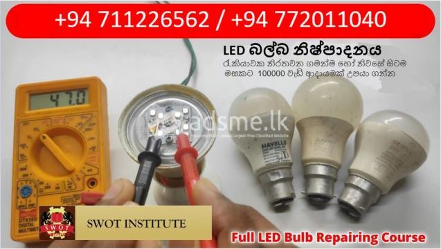 LED Light Repair Technician COURSE Call Us Today Colombo 08 and Nugegoda