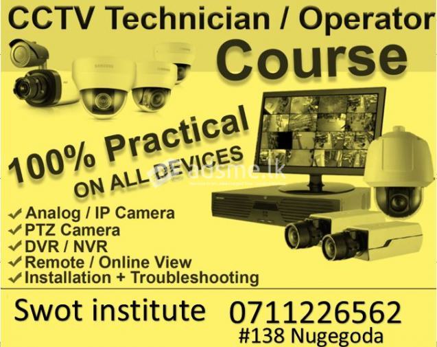 CCTV Camera Course Chip Level Sri Lanka Advance Cctv Installation Course