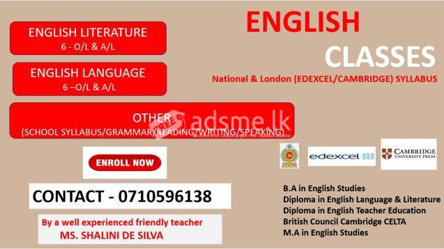 ENGLISH LANGUAGE & LITERATURE