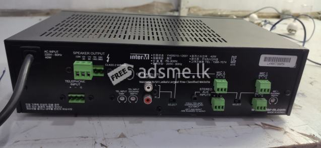 Inter-M PA-935N 40W Public Address Mixing Amplifier
