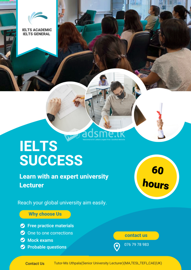 IELTS ACADEMIC AND GENERAL Course