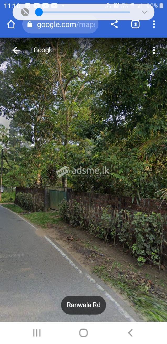 Flat land with single house for sale