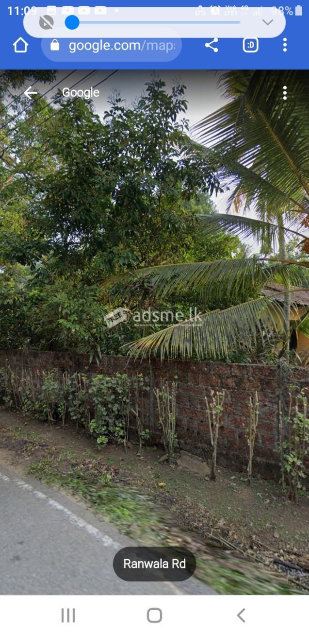 Flat land with single house for sale