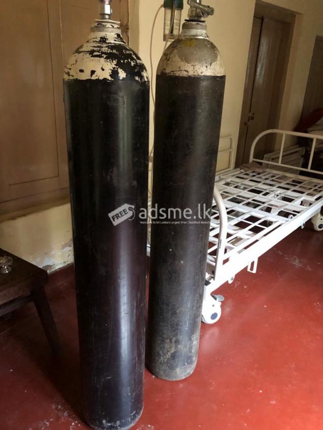 ඔක්‌සිජන් සිලින්ඩර් - Oxygen cylinder full bottle