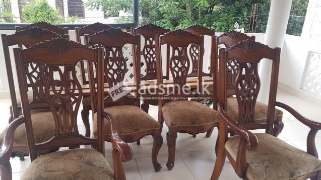 Dining table 10 chairs