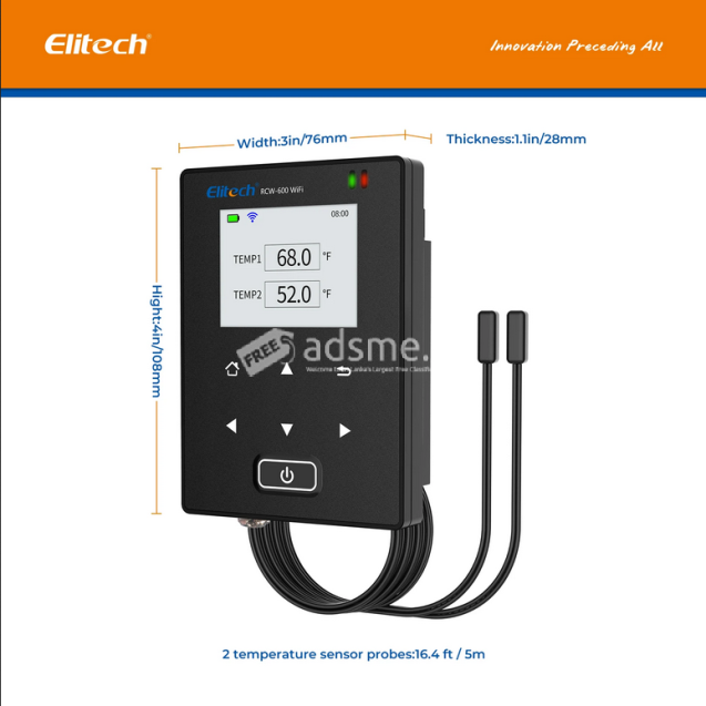 Elitech RCW-600: Premier WiFi Temperature Logger for Sri Lanka's Precision Monitoring, by Nano Zone Trading