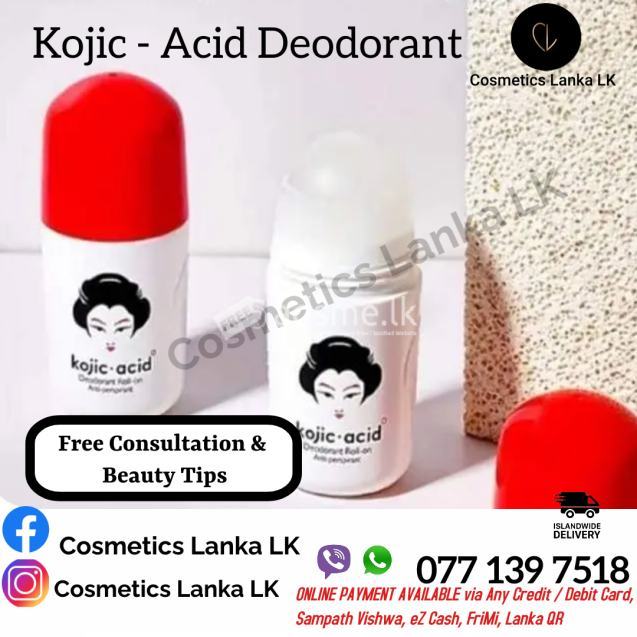 Kojic Acid: Deodorant Roll-on