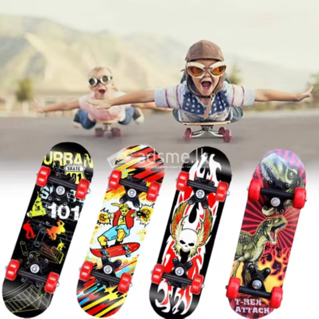 High Quality Children Skate Board Complete Cartoon Skateboards For Beginners For Boys Girls Kids Slide Plate Durable