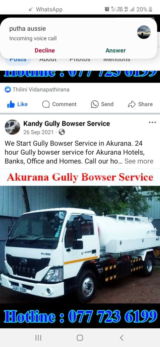 Gully bowser service /SNM Environment cleaners