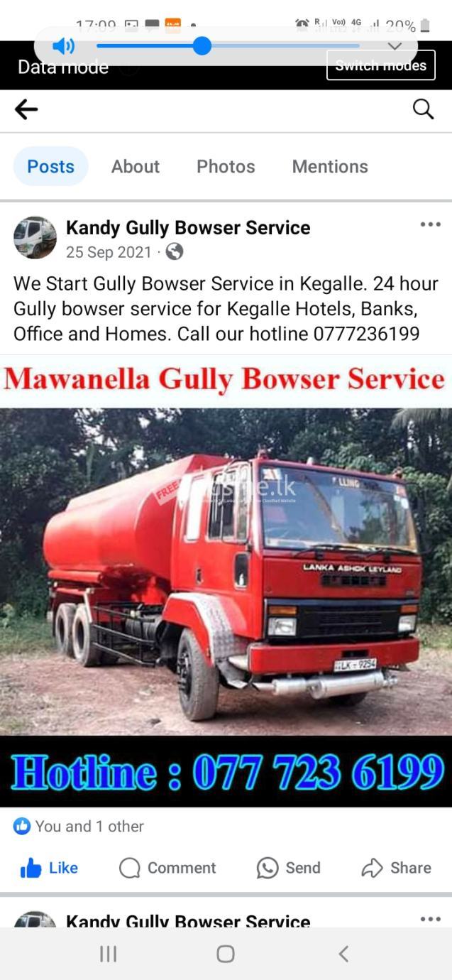 Gully bowser service /SNM Environment cleaners
