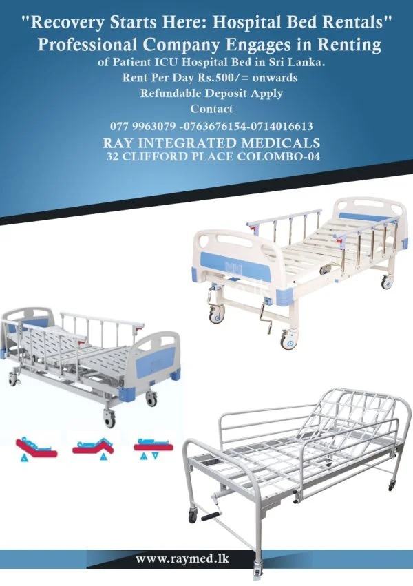 HOSPITAL ICU PATIENT BED FOR RENT