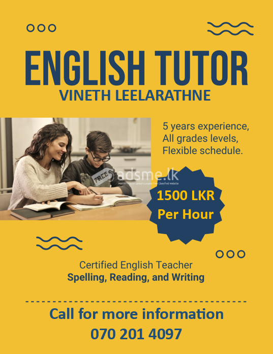 English Language and Literature classes