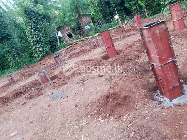 A Semi finished house with land for Sale in Middeniya in Embilipitiya