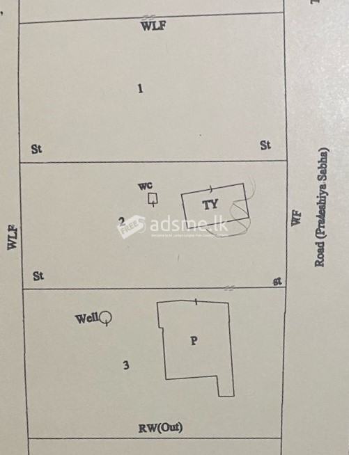 House with two other lots of land for sale