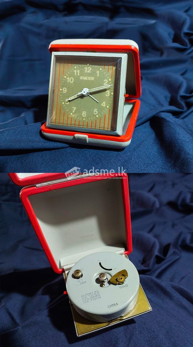Equity Vintage 1970 Mechanical Travel Pocket Loud Alarm Clock