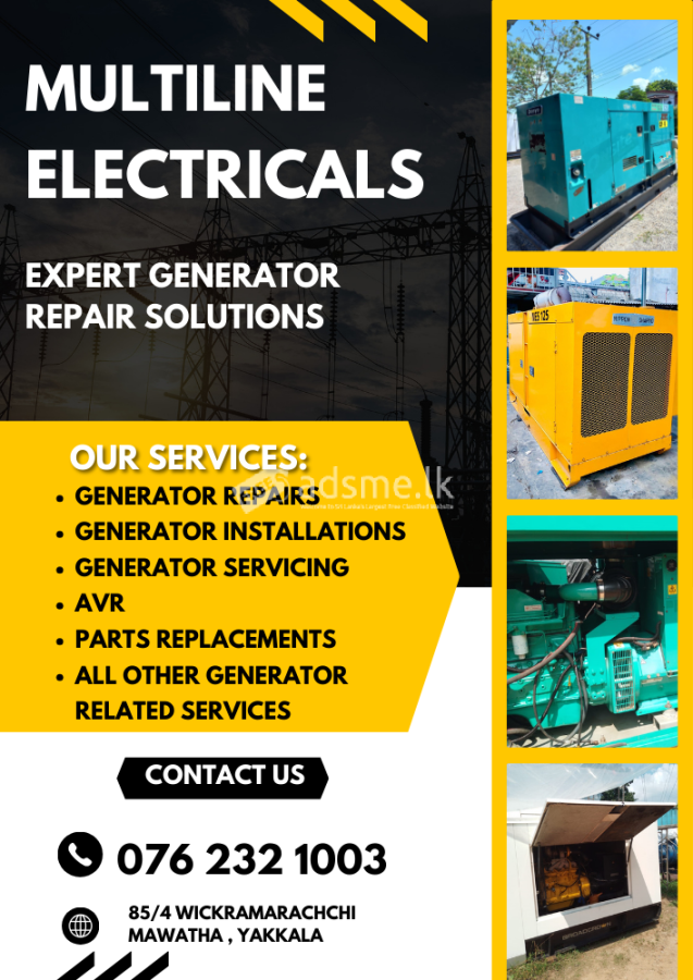 Generator repairs Kelaniya, Kadawatha