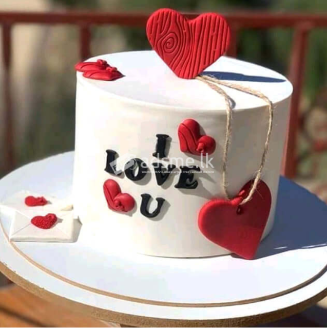 Cake Cupcake Price Colombo, I Love You” with a Cake That Speaks from the Heart