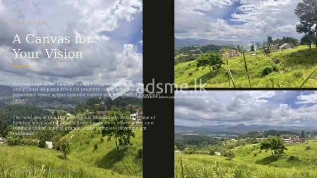 Premium 40 Perches Land Property for Sale in Kandy.