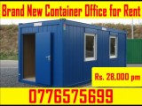 Brand New 20ft Container Office for rent