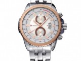 CAG566 Curren  Silver Gold mens watches