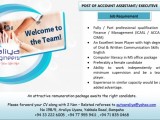 Job Vacancy for Accounts Assistant / Executive