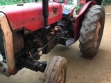 Tractor with Harvester
