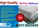 Spring  mattress