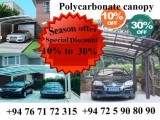 poly carbonate canopy , window canopy , car porch