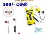 Sports blutooth earphones