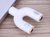 U Type Adapter Dual 3.5 MM Headphone Plug Audio Cables