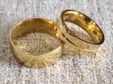 Gold Plated Couple/Engagement Rings