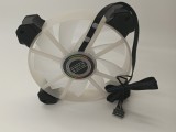 Stylish RGB fan 4pin with crystal effect