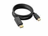 1.8m DP to HDMI Cable Male to Male DisplayPort to HDMI Conversion Video Audio Adapter Cable for PC HDTV Projector Laptop 1080P
