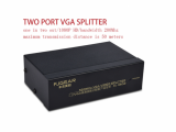 VGA splitter 2 port 1 input 2 output 250MHz VGA 1 by 2 one computer connect two monitor display in the same time VGA 1920*1440