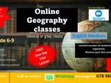 Online English Medium Geography Classes from Grade 6 to 9