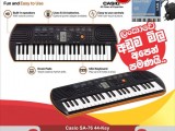 Casio Mini Portable Keyboard - SA-76  With Power Adaptor Casio LAD 6 Adaptor  (9.5 V)