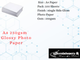 A4 230gsm Glossy Photo Paper