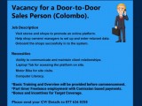 Door to Door Service Promoter/ Sales Rep