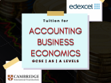 Tuition for Edexcel & Cambridge AS and A Levels - ACCOUNTING | BUSINESS | ECONOMICS