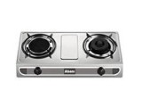 Gas cooker with 2 burner
