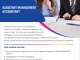 Assistant Management Accountant