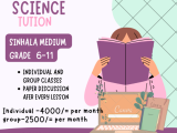 Science classes for grade 6-11 students