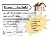 House to be sold in Galle City