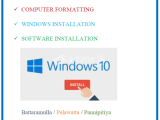 Computer Formatting & Software Installation