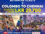 Colombo to Chennai Flight Offer