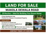 Land for sale in makola Rs 650000
